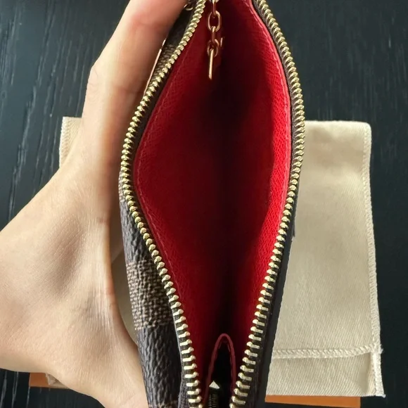 Louis Vuitton Brown Checkered Pouch - Picture 3 of 7